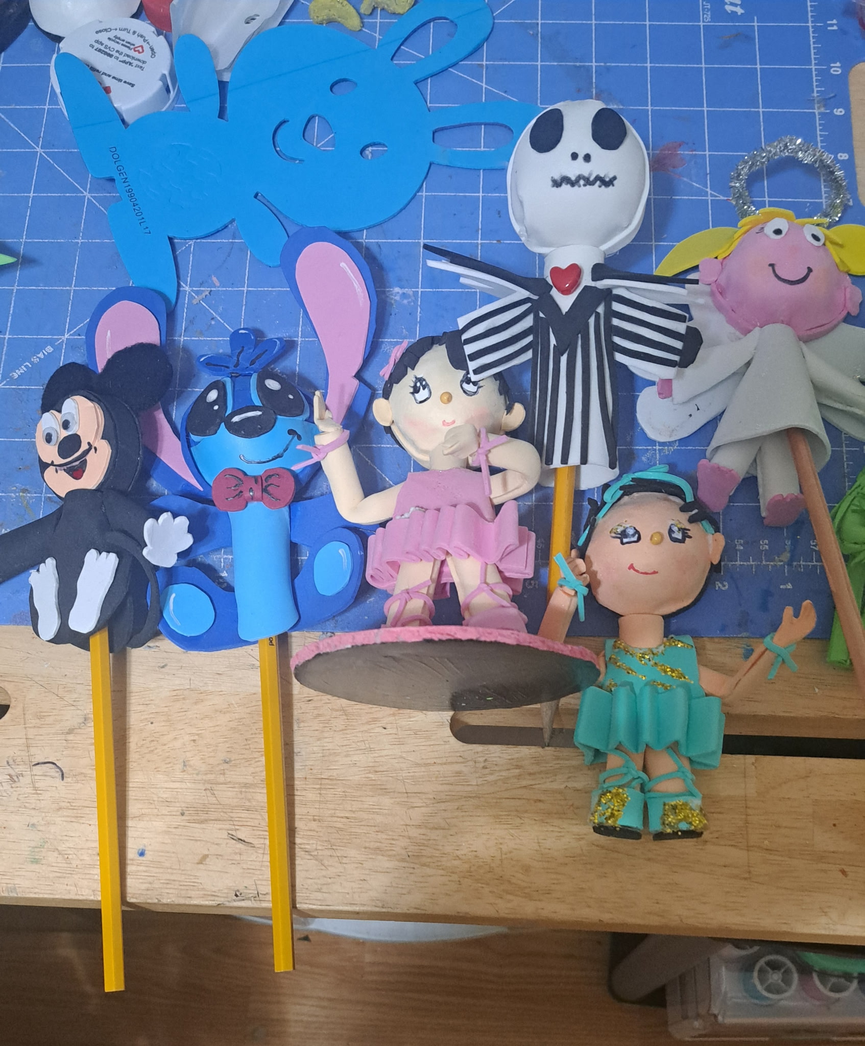handmade foam dolls